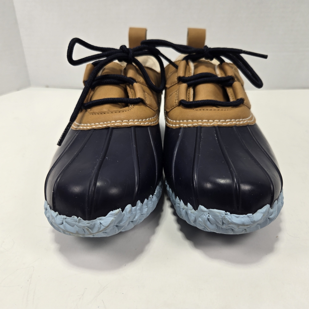 JBU by Jambu Glenda navy blue Tan waterproof rain Shoes rain boots Womens size 6 - Picture 4 of 10